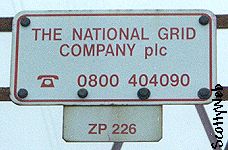 The Pink Pylon Id Plate